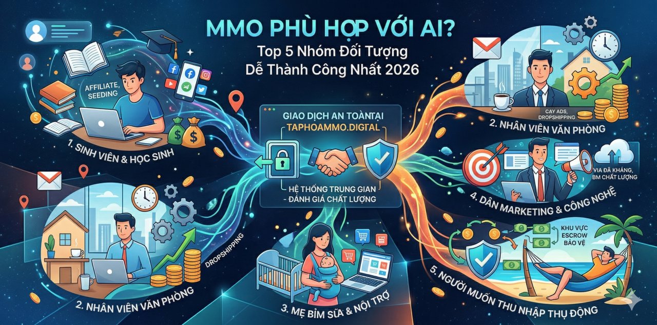 MMO phù hợp với ai? Top 5 nhóm đối tượng dễ thành công nhất 2026