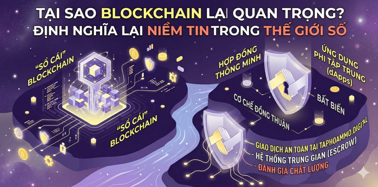 Tại sao Blockchain lại quan trọng? Định nghĩa lại niềm tin trong thế giới số