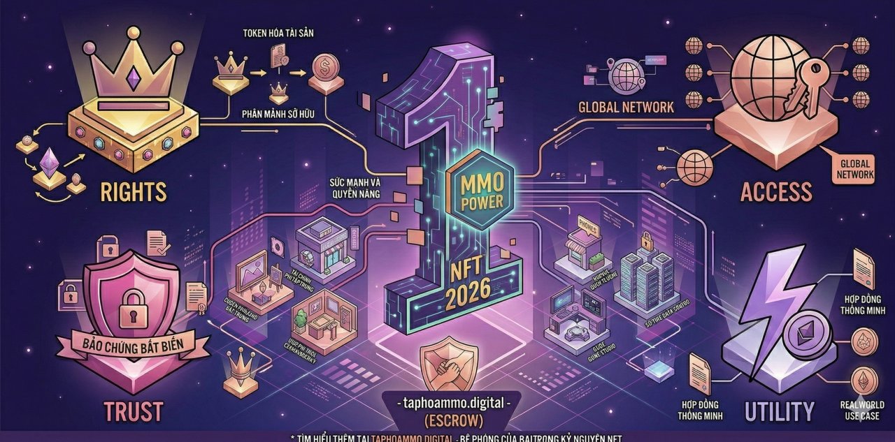 Tài sản NFT 2026: Không chỉ là "Sở hữu", mà là "Quyền năng"