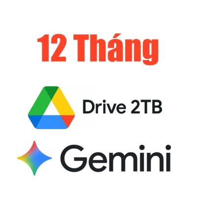 Google One 2TB + Gemini PRO 12 Tháng | Lưu Trữ Mạnh Mẽ + Video AI Chính Hãng | Chính Chủ