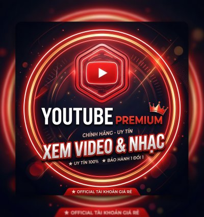 Tài Khoản Youtube Premium Giá Rẻ - Nhận Nâng Cấp Tài Khoản Chính Chủ