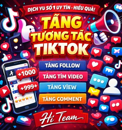 🚀 DỊCH VỤ TĂNG TƯƠNG TÁC Tiktok – HÍ TEAM