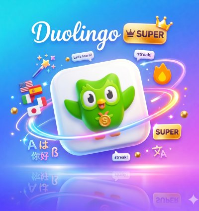 Duolingo Super 1 Tháng  – Tài Khoản Cá Nhân