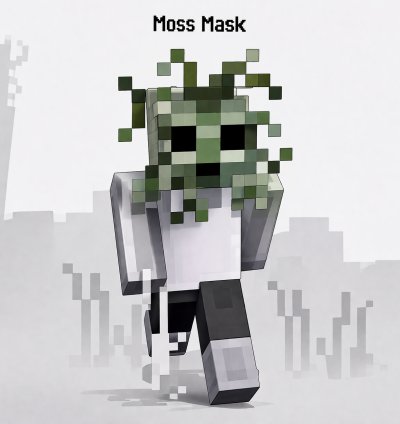 Moss Mask Mặt Nạ Rêu (Minecraft Java & Bedrock Edition)