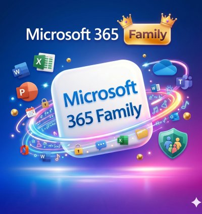 Microsoft 365 Family 1 Tháng – 1 Năm – Tài Khoản Riêng (Không Dùng Chung)